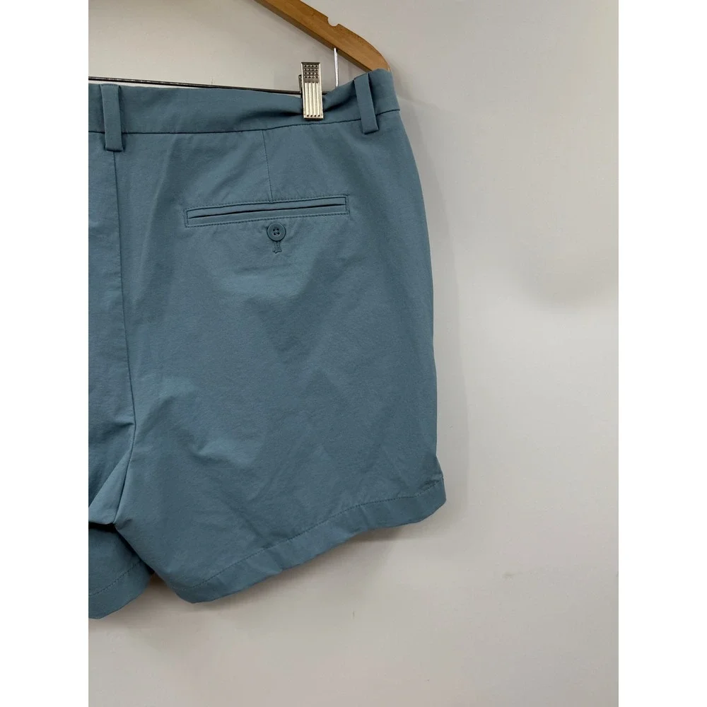 Vineyard Vines OTG On-The-Go Shorts Mens 34 Blue Performance Stretch Golf 7 Inch